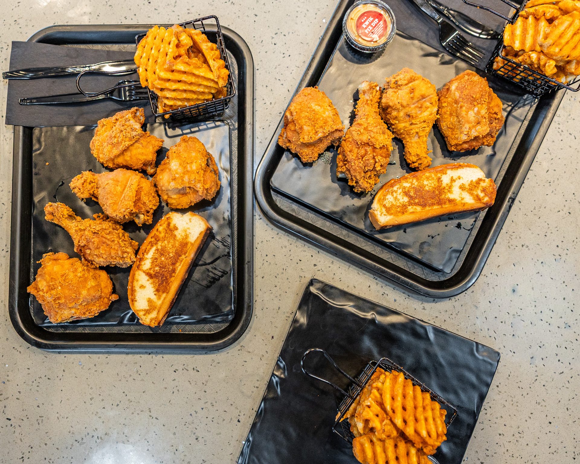 Nashville hot chicken, made kwik and right